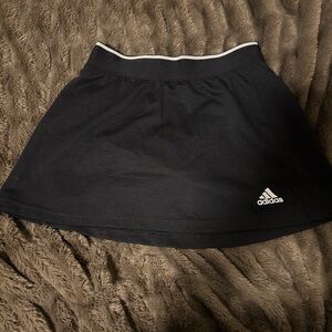 Adidas Black Skirt with White Trim